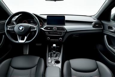 Clean car interior with polished surfaces